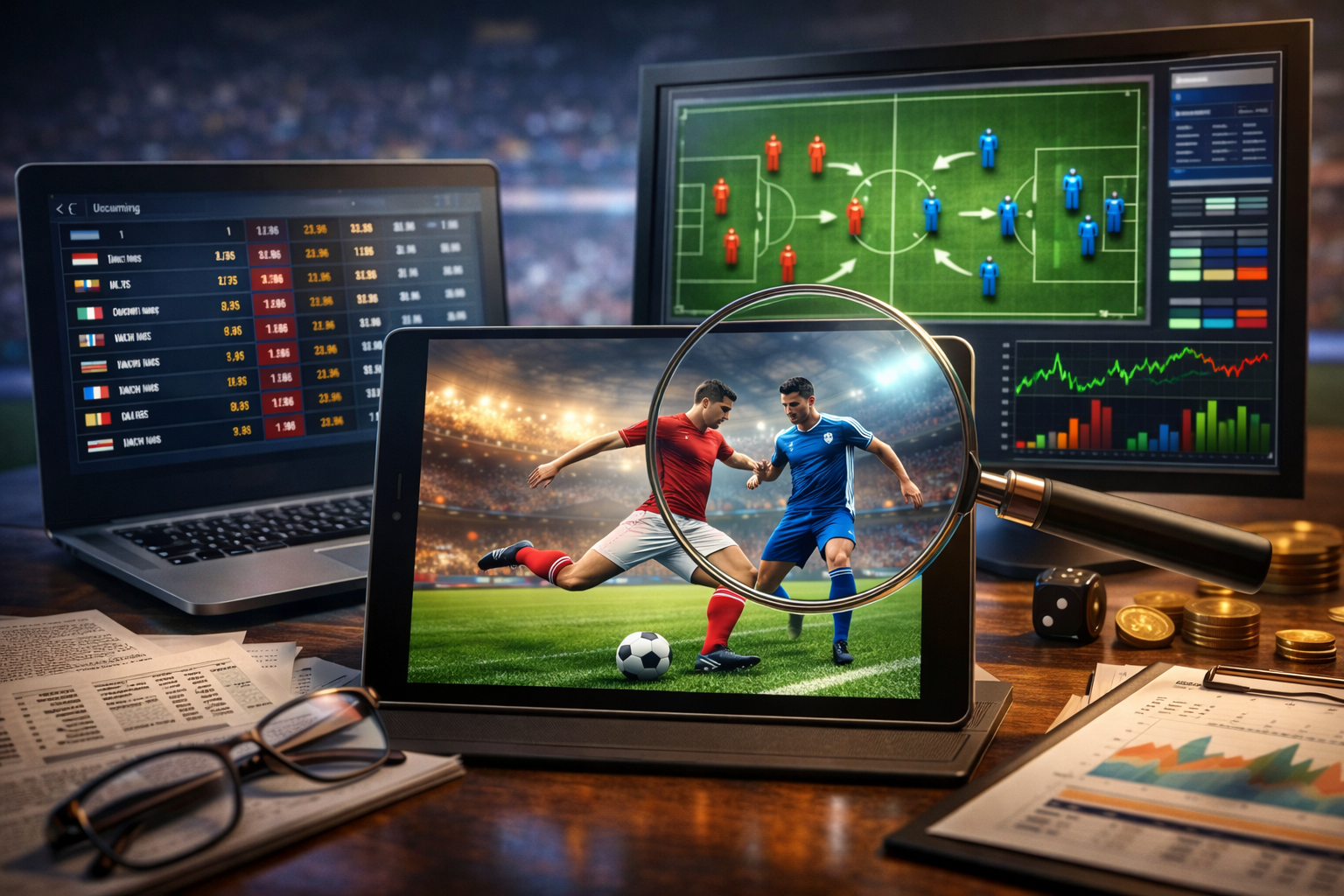 Phân tích bóng đá chuyên nghiệp trên màn hình