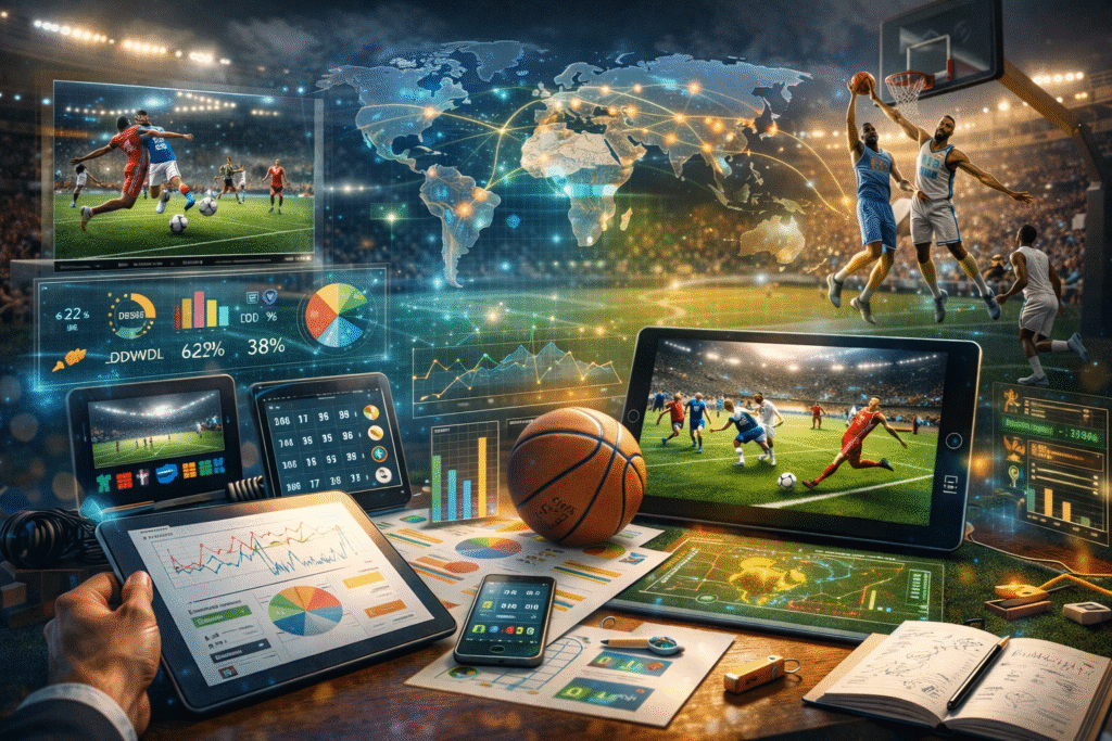 Sự kiện thể thao quốc tế với dữ liệu