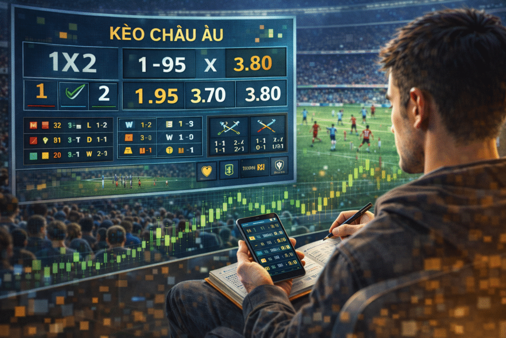 Kinh nghiệm chơi kèo châu Âu hiệu quả